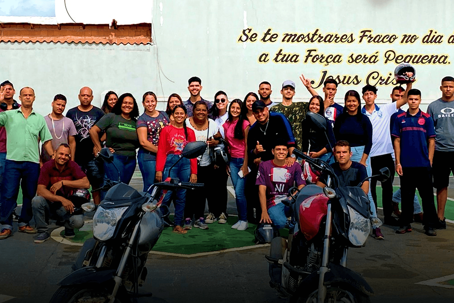 Aulas práticas - Foto com os alunos